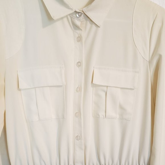 Forever 21 Shirt Dress: Size M - Picture 3 of 9